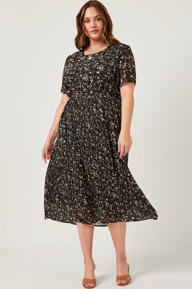 Floral Long Sleeve Dresses for Women | Boho Inspired Inclusive Outfits Black / 1XL Black *Women's Dresses Casual Dresses Hayden Los Angeles Floral Long Sleeve Dresses for Women | Boho Inspired Inclusive Outfits Black / 1XL Black *Women's Dresses Casual Dresses Hayden Los Angeles