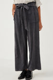 Garment Dyed Tencel Wide Leg Pant