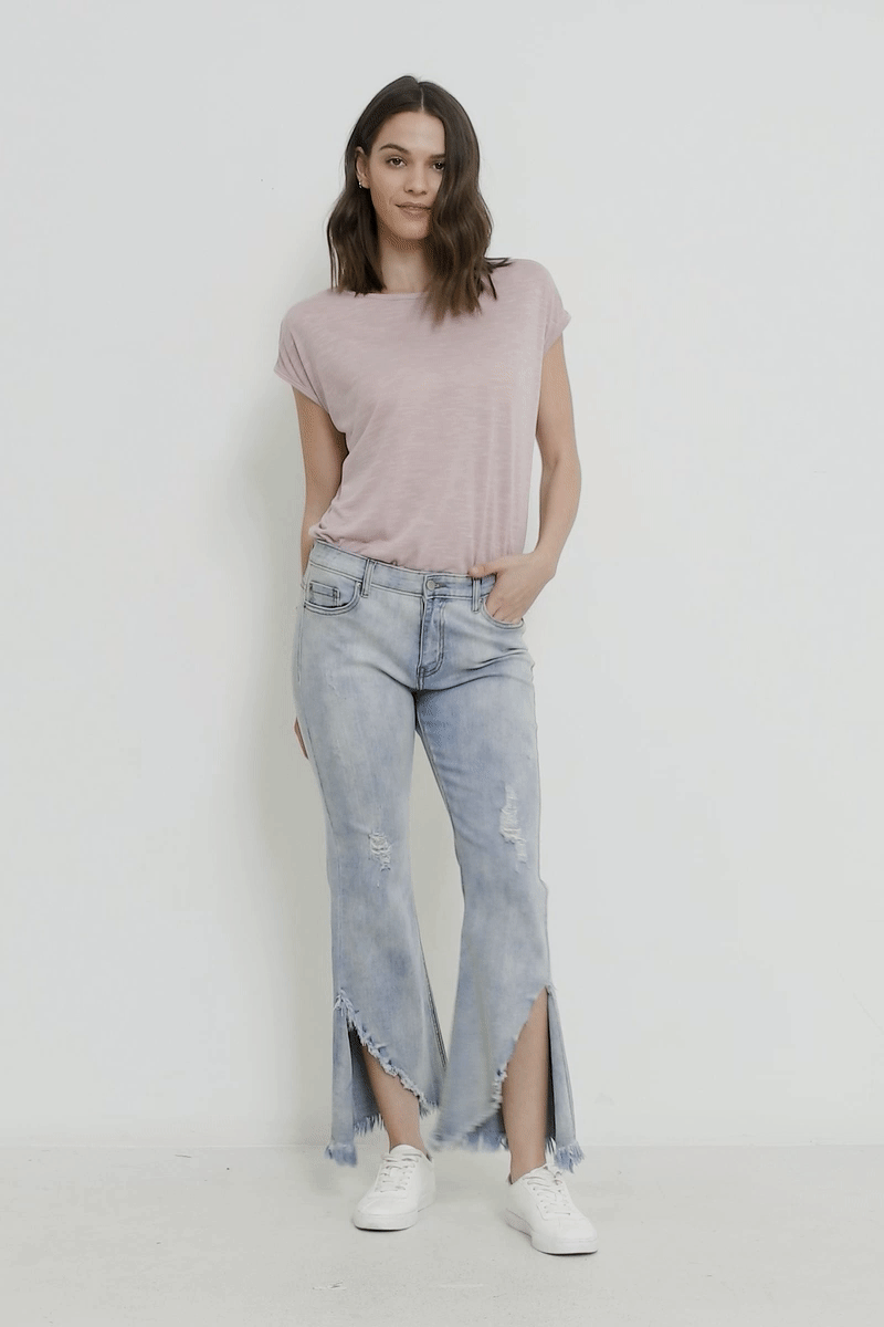 N2100W MID DENIM- Back