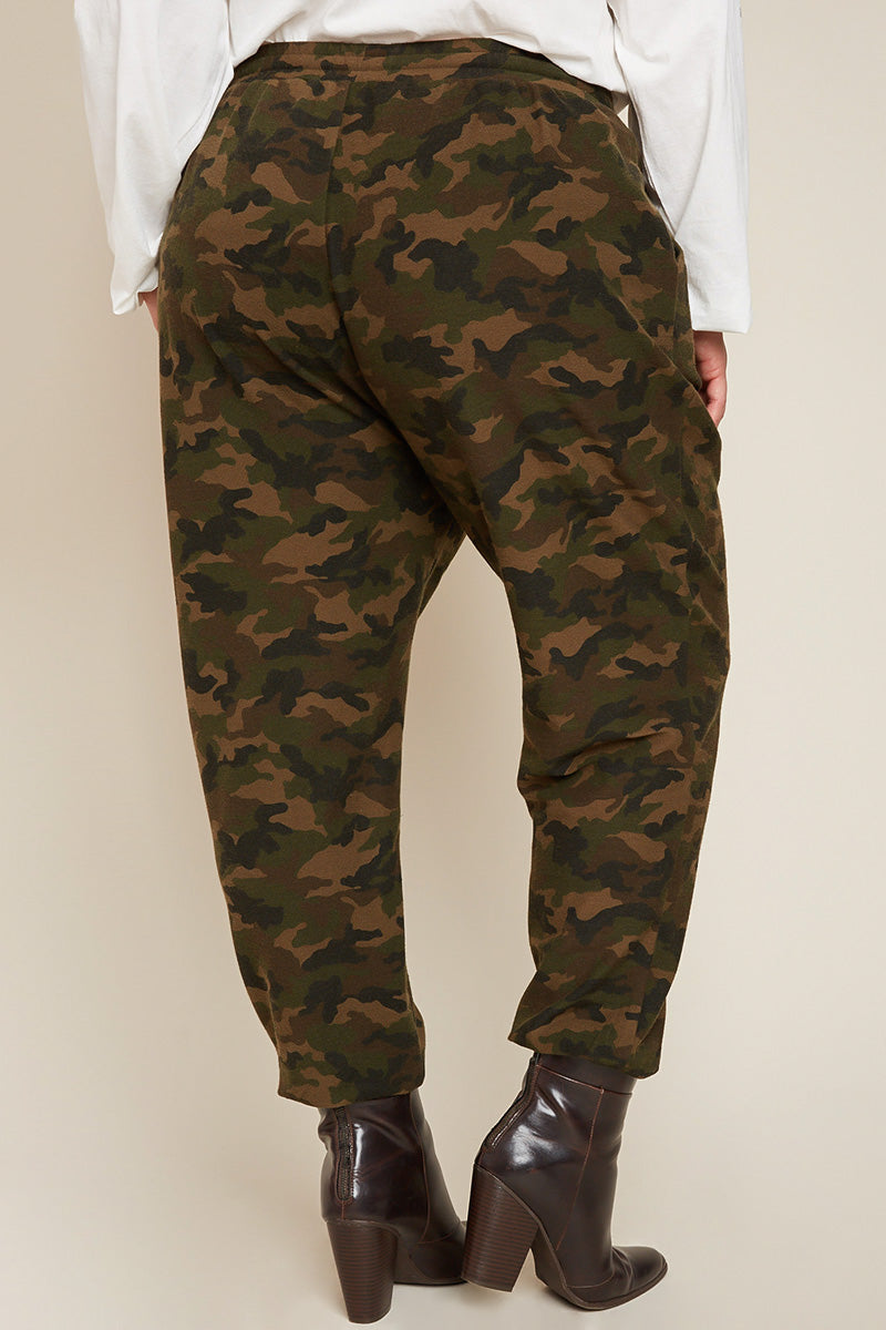 Distressed Camo French Terry Joggers