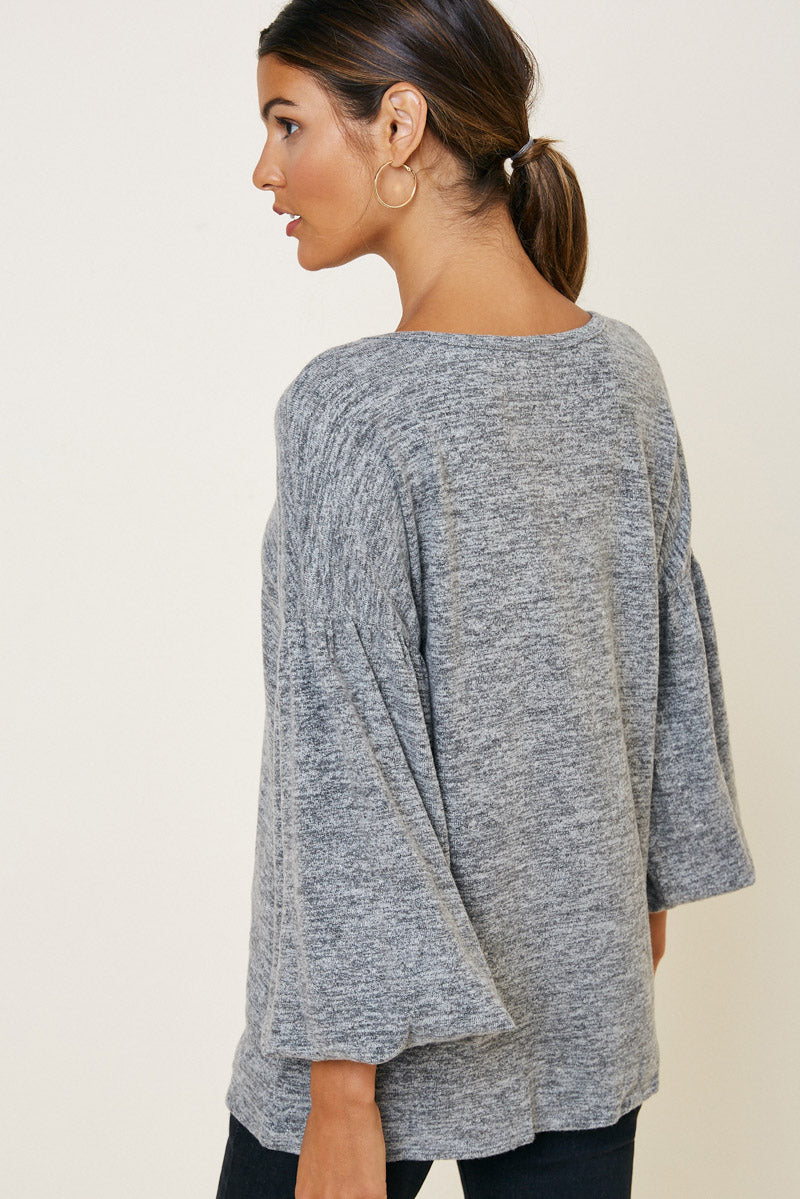 Puff Sleeve Sweater
