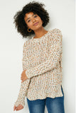 Textured Confetti Knit Sweater