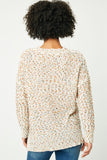 Textured Confetti Knit Sweater