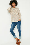 Textured Confetti Knit Sweater