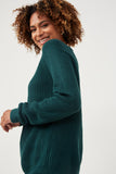 Distressed Button Down Sweater