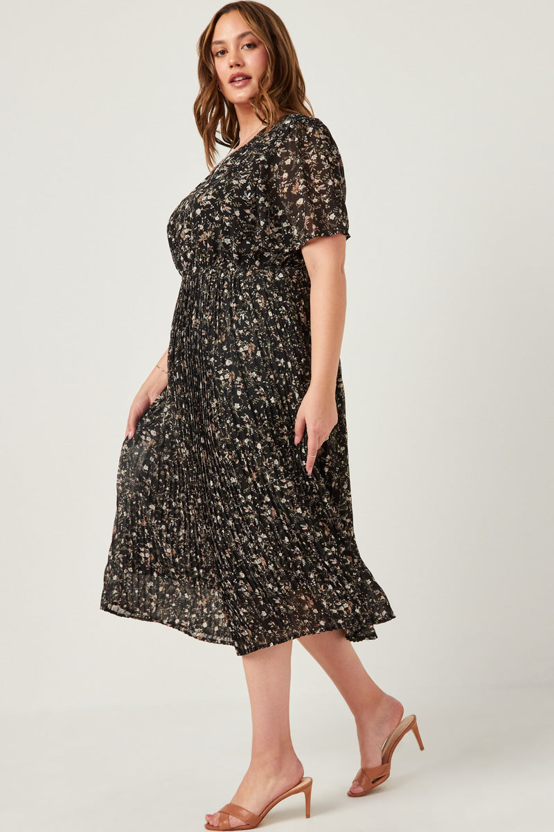 Floral Long Sleeve Dresses for Women | Boho Inspired Inclusive Outfits Black / 1XL Black *Women's Dresses Casual Dresses Hayden Los Angeles Floral Long Sleeve Dresses for Women | Boho Inspired Inclusive Outfits Black / 1XL Black *Women's Dresses Casual Dresses Hayden Los Angeles