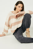 Striped Loose Knit Summer Sweater