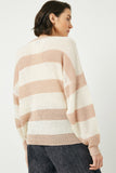 Striped Loose Knit Summer Sweater