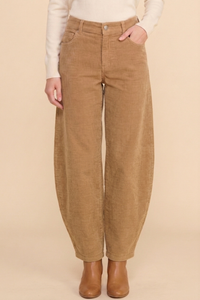 Straight Leg Relaxed Fit Corduroy Pants