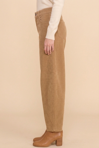 Straight Leg Relaxed Fit Corduroy Pants