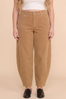 Straight Leg Relaxed Fit Corduroy Pants