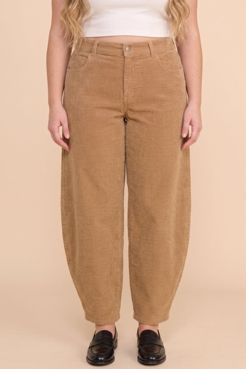 Straight Leg Relaxed Fit Corduroy Pants