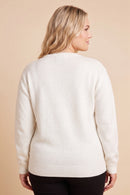 Terrier Graphic Knit Sweater Top