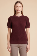 Brushed Soft Knit Banded T Shirt