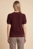 Brushed Soft Knit Banded T Shirt