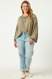 Flowy Ruffled Neck and Cuff Tie Neck Knit Top