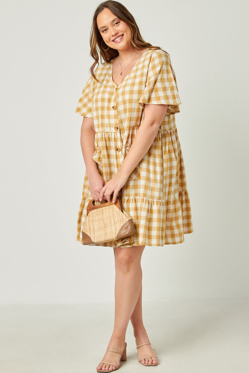Womens Button Down Dress