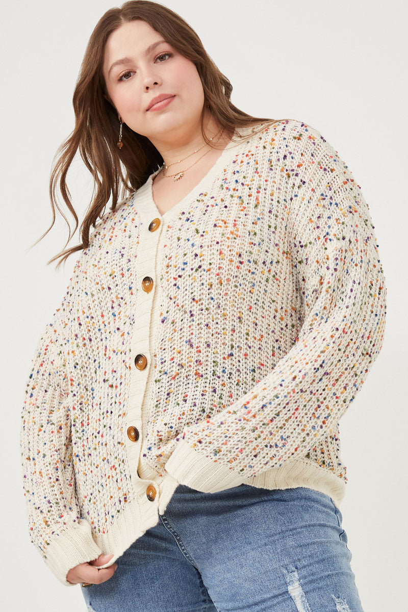 Ladies Popcorn Knit Cardigan Sweaters | Boho Inspired Inclusive