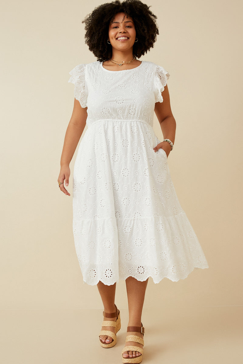 Floral Embroidered Crochet Dress | Boho Inspired Inclusive Outfits Off White / 1XL Off White *Women's Dresses Casual Dresses Hayden Los Angeles Floral Embroidered Crochet Dress | Boho Inspired Inclusive Outfits Off White / 1XL Off White *Women's Dresses Casual Dresses Hayden Los Angeles