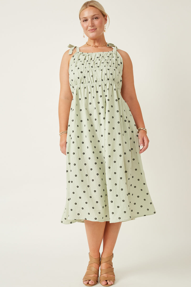boho polka dot dress V-Neck Polka Dot Lace Open Back Long Sleeve Boho Wedding Dress WD433 US4 / As Picture