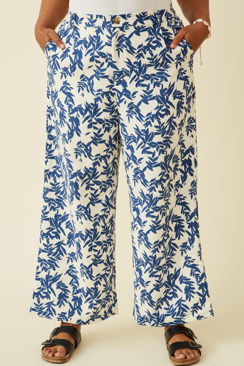 Floral Printed Wideleg Pants