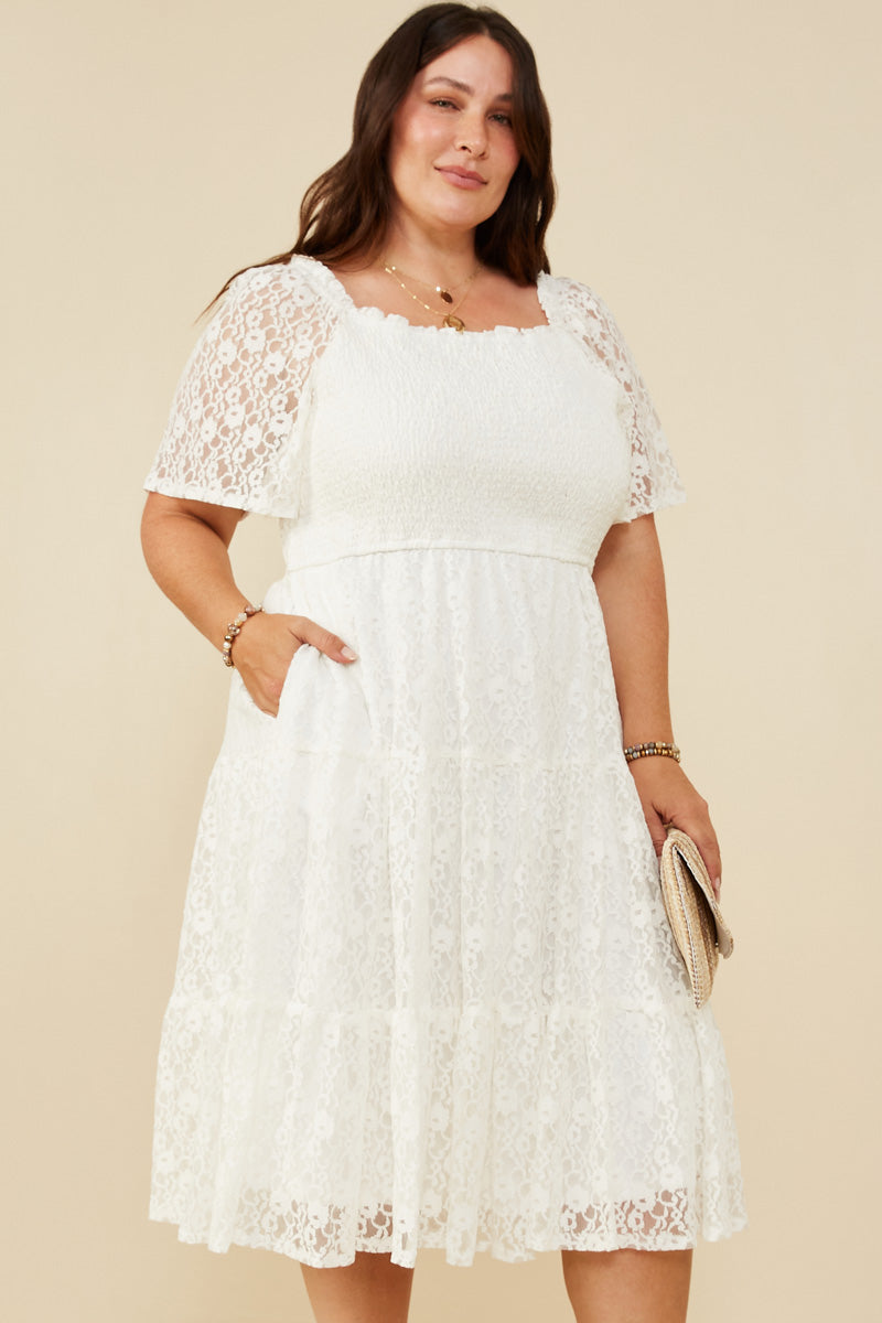 short plus size boho dress Plus Size Summer Boho Dresses for Women Casual V Neck Short Sleeve Beach Midi Dress