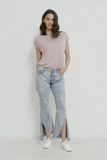 N2100W MID DENIM- Back
