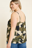 H7633W Plus Camouflage Cami Back